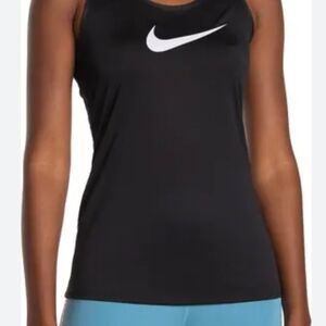 Nike Dri-FIT Black Racerback Tank • Athletic Training Top | Size M